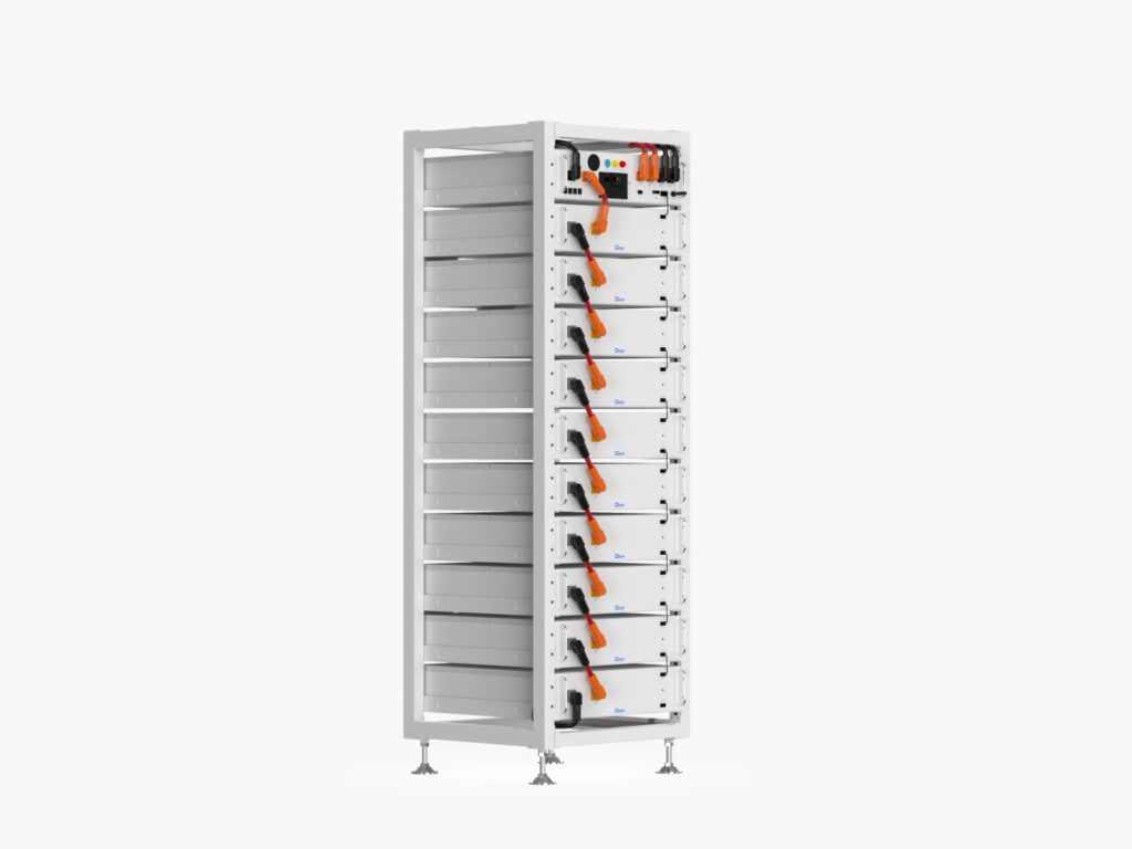 Стандартна стійка Deye BOS-A-Rack14 для 14 акумуляторів BOS-A високовольтна