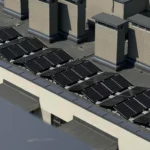 Баластна система кріплення без свердління покрівлі — сонячна станція ОСББ
