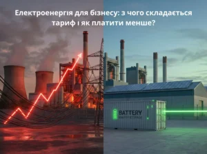 Вартість електроенергії для підприємств 2026 — з чого складається тариф і як платити менше